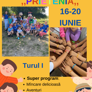 🎉 Tabăra de zi „Prietenia” – Vara începe cu zâmbete!